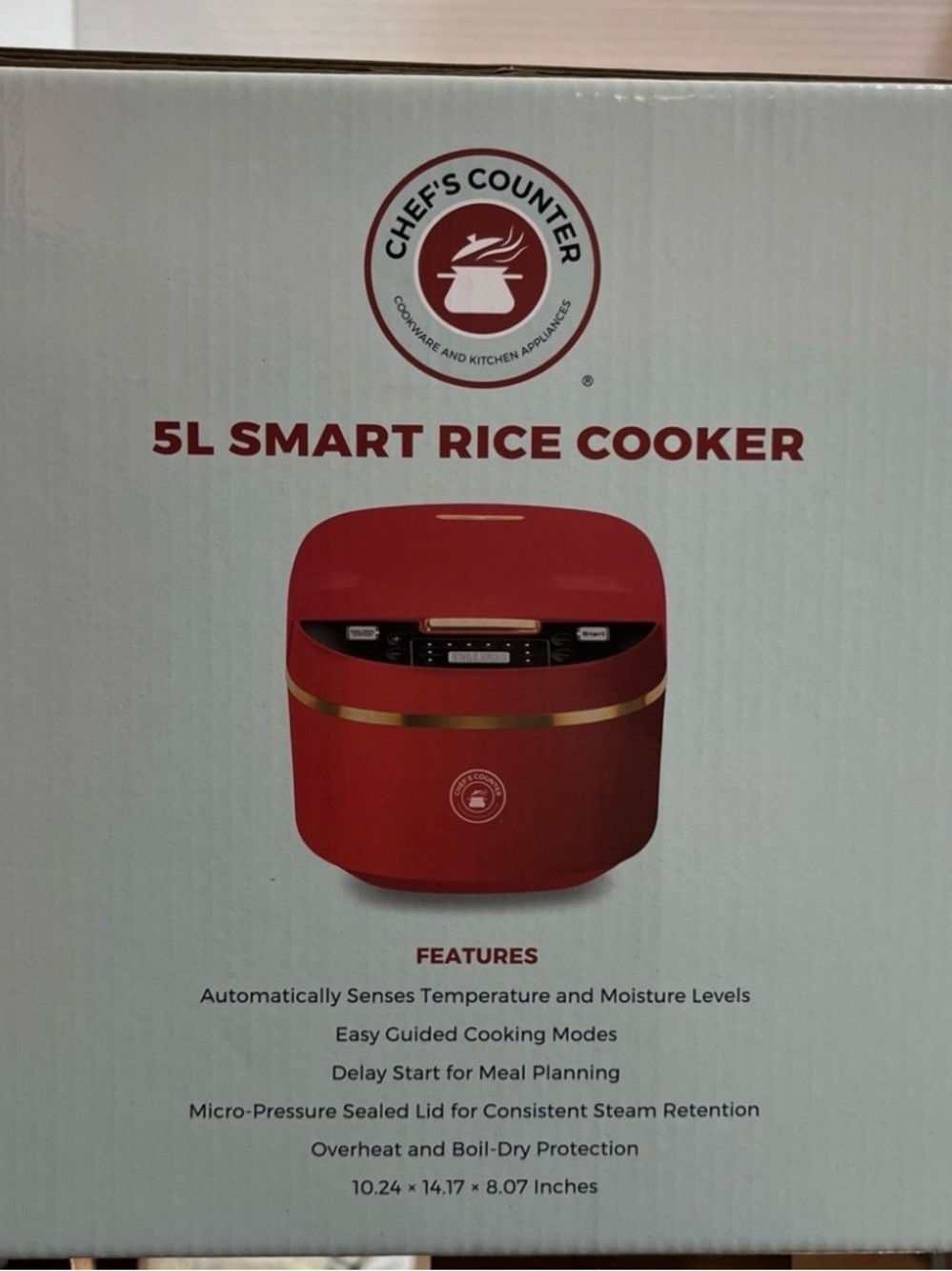 Red Automatic Rice Cooker & Dumpling Press Set - Picture 8 of 10